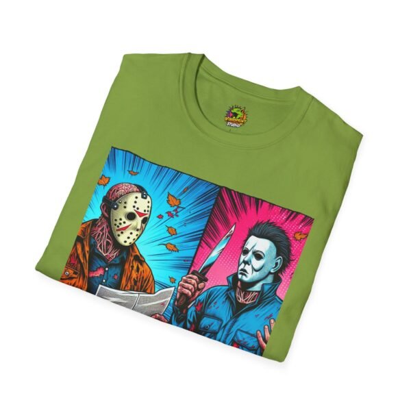 Michael Myers Vintage Tee | Jason Voorhees Funny Halloween Picnic Shirt - Image 24