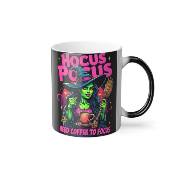 Hocus Pocus Mug | Witchy Color Changing Heat Reveal Mug | Halloween Coffee Cup | Fall Drinkware | Magical Christmas Gift Idea - Image 4