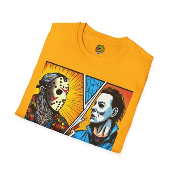 Jason & Michael Halloween Shirt | Funny Vintage Horror Tee - Image 16