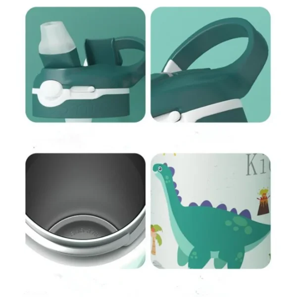 Classic Style 400ML Children Water Bottle Kids Thermos Mug Duck Billed Straw 316 Stainless Steel Vacuum Flasks Tumbler Cup - Image 14