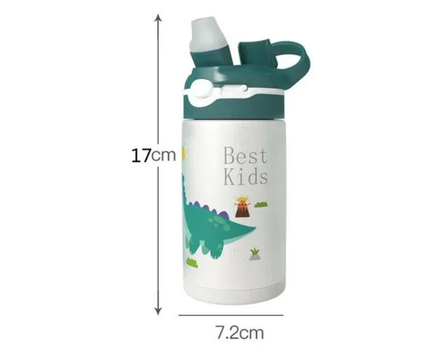 Classic Style 400ML Children Water Bottle Kids Thermos Mug Duck Billed Straw 316 Stainless Steel Vacuum Flasks Tumbler Cup - Image 20