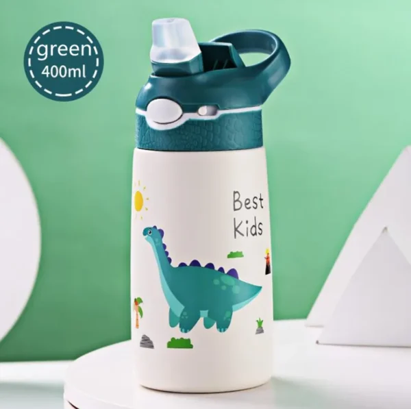 Classic Style 400ML Children Water Bottle Kids Thermos Mug Duck Billed Straw 316 Stainless Steel Vacuum Flasks Tumbler Cup - Image 9