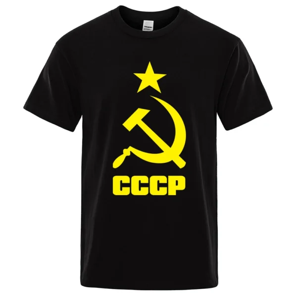 Retro USSR CCCP t-shirt for men