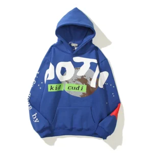 Retro Kanye-inspired foam fleece hoodie