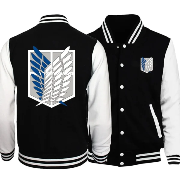 Anime Baseball Uniform Cosplay Jacket - Front View