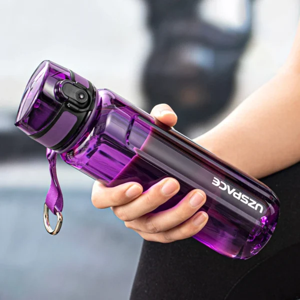 UZSPACE Sport Water Bottle - BPA free