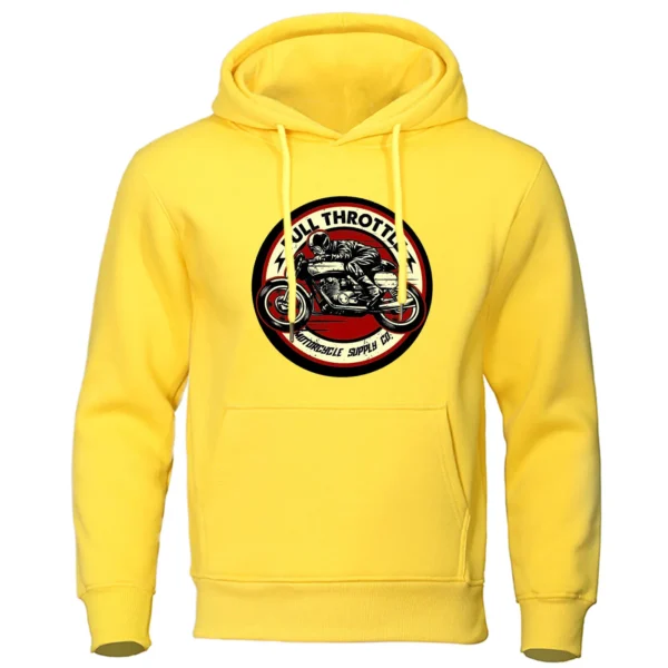 Men's fleece lined hoodie