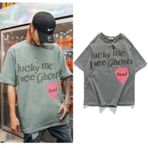 Kids See Ghosts Kanye West Oversize T-Shirt - Retro Harajuku Style