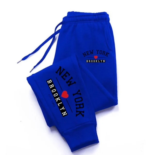 Brooklyn Print Baggy Sweatpants for Men & Women