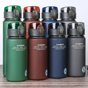BPA-free leakproof sports water bottle