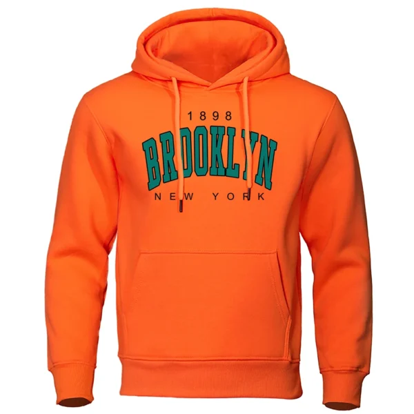 Vintage 1898 Brooklyn NY Graphic Print Men's Crewneck Sweatshirt