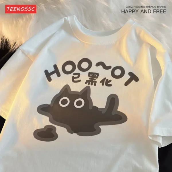 Transformed Cat Cartoon T-Shirt