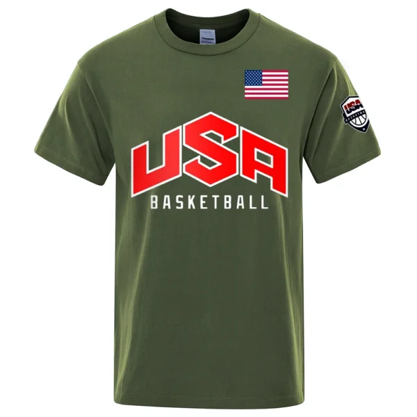 Men's USA Basketball printed t-shirt
