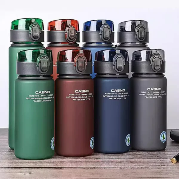 BPA-free leakproof sports water bottle