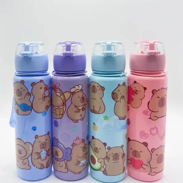 700ml leakproof Bear Water Bottle with carry strap. BPA-free and perfect for sports and fitness.
