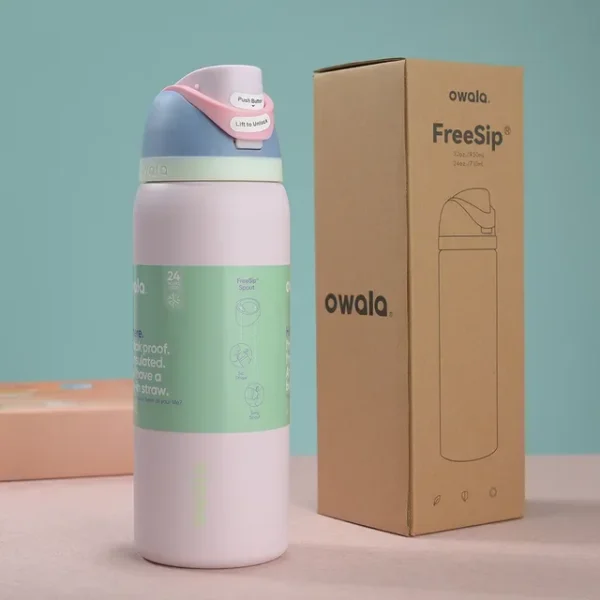 Owala Free Sip Insulated Stainless Steel Water Bottle - 24oz/32oz