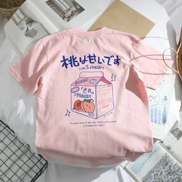 Trendy Japanese Harajuku Unisex Short Sleeve Summer T-Shirt