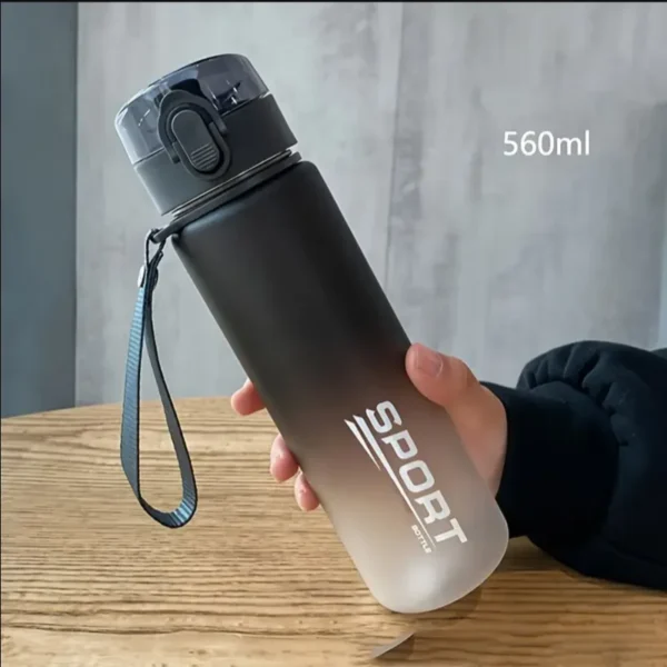 [Brand Name] BPA-Free Leak-Proof Sports Water Bottle available in 400ml and 560ml sizes.
