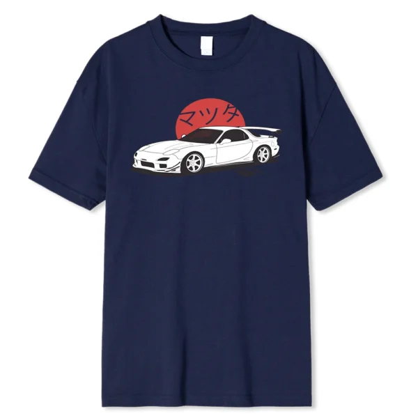 Think Like a Proton Stay Positive science t-shirt on a model.