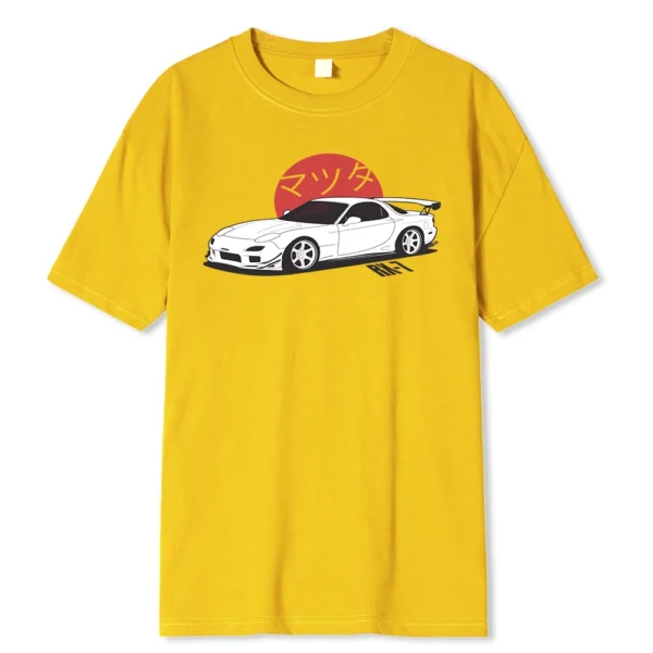 Think Like a Proton Stay Positive science t-shirt on a model.