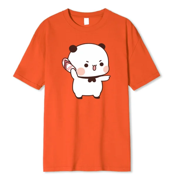 Kawaii Bubu & Dudu bear graphic t-shirt for men.