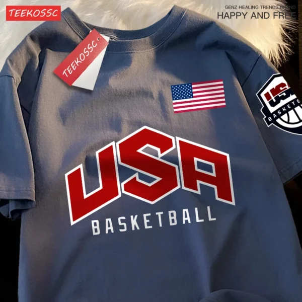 USA Basketball unisex oversized cotton t-shirt