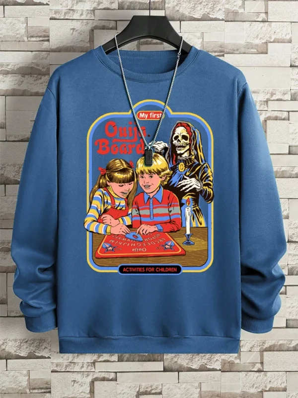 Ouija Board Fleece Sweatshirt for Autumn/Winter