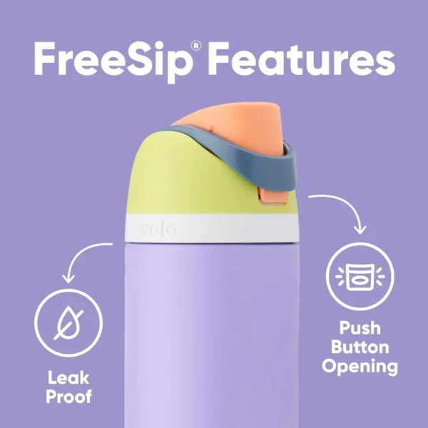 Stainless steel vacuum insulated thermos bottle for keeping drinks hot or cold.
