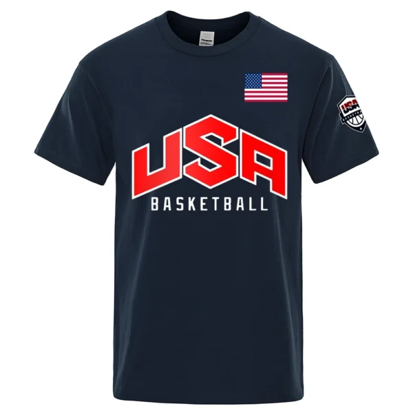 Men's USA Basketball printed t-shirt