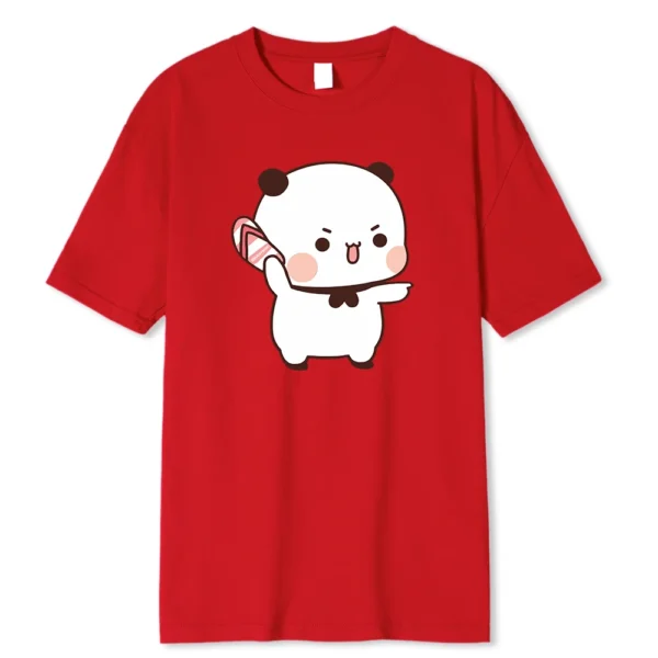 Kawaii Bubu & Dudu bear graphic t-shirt for men.