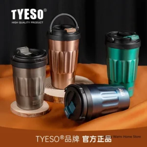 TYESO stainless steel insulated travel tumbler in 400ml/500ml size
