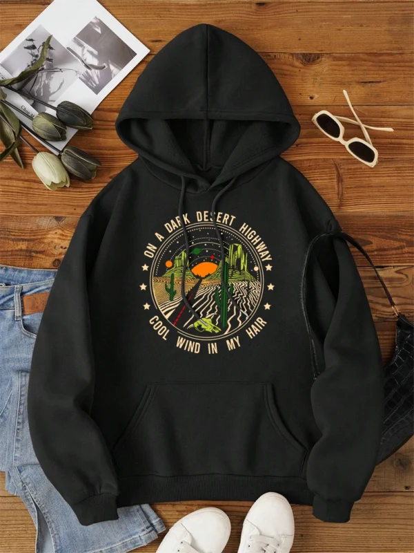 Dark Desert Highway Hoodie