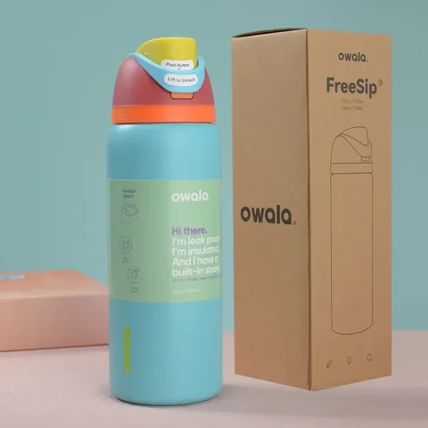 Owala Free Sip Insulated Stainless Steel Water Bottle - 24oz/32oz