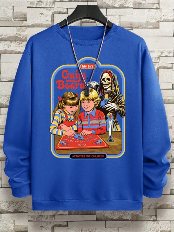 Ouija Board Fleece Sweatshirt for Autumn/Winter