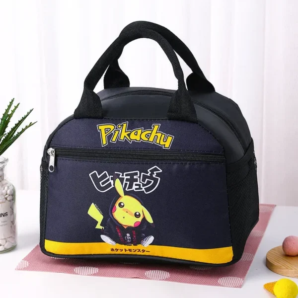 showing Pikachu graphic. Pokemon kids lunch box.