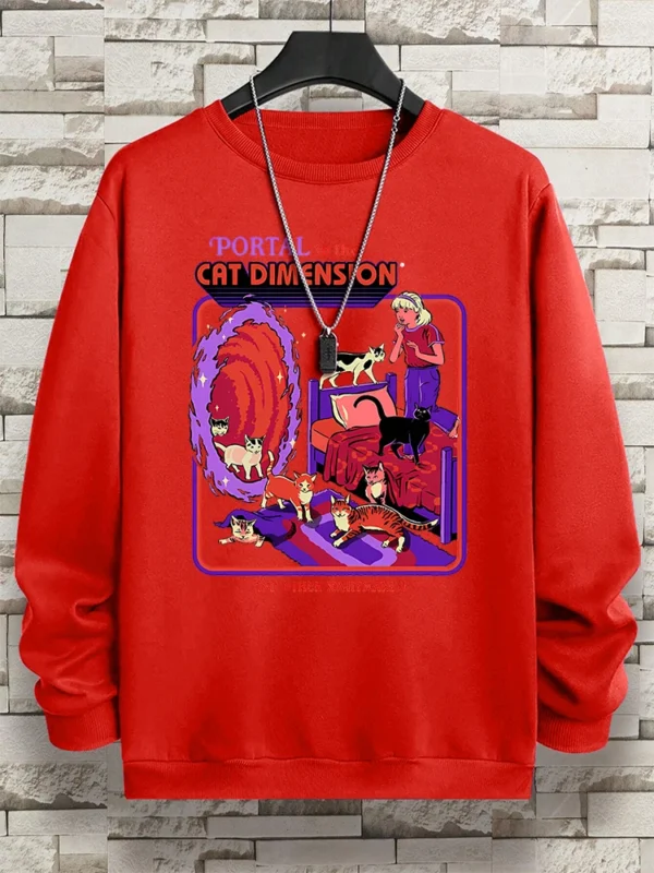 cozy fleece sweatshirt for men and women.