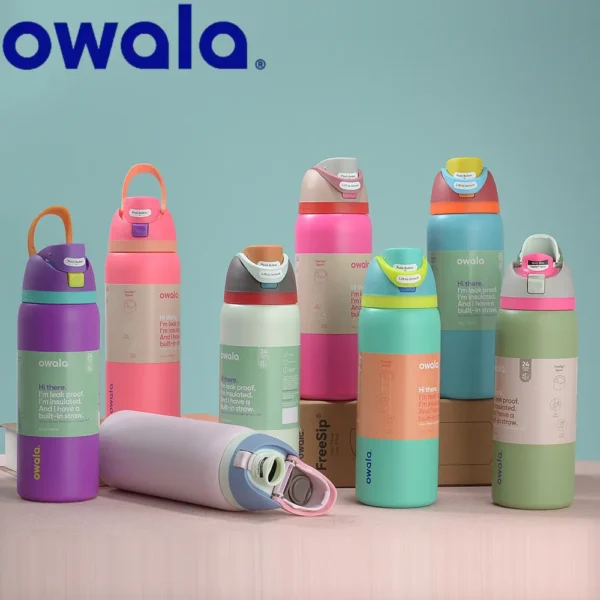 Owala Free Sip Insulated Stainless Steel Water Bottle 32oz & 40oz