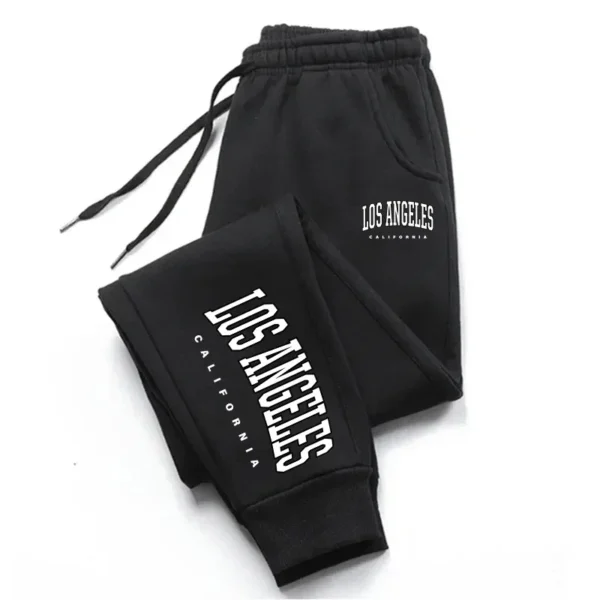 Unisex casual sweatpants with elastic waistband