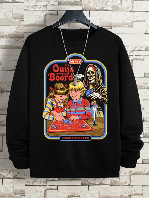Ouija Board Fleece Sweatshirt for Autumn/Winter