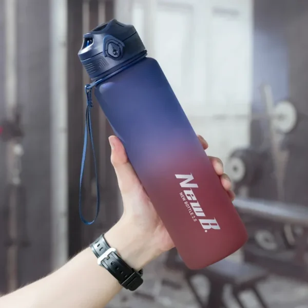 Durable Tritan water bottle for gym