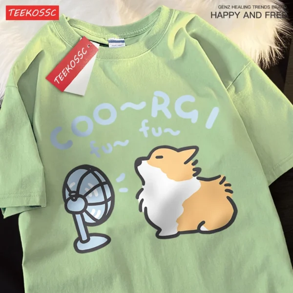 Family matching Corgi t-shirts