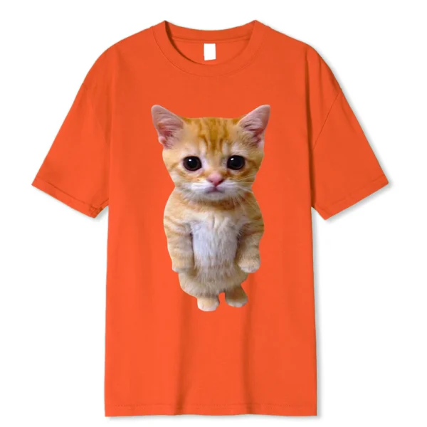 El Gato Sad Crying Cat Meme T-Shirt - Front View