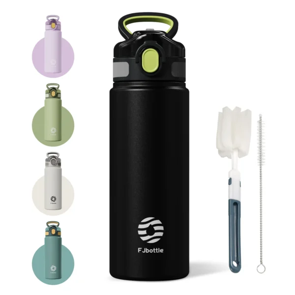 FEIJIAN Insulated Water Bottle with straw