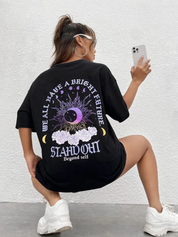 Women's Sun & Moon Graphic T-Shirt