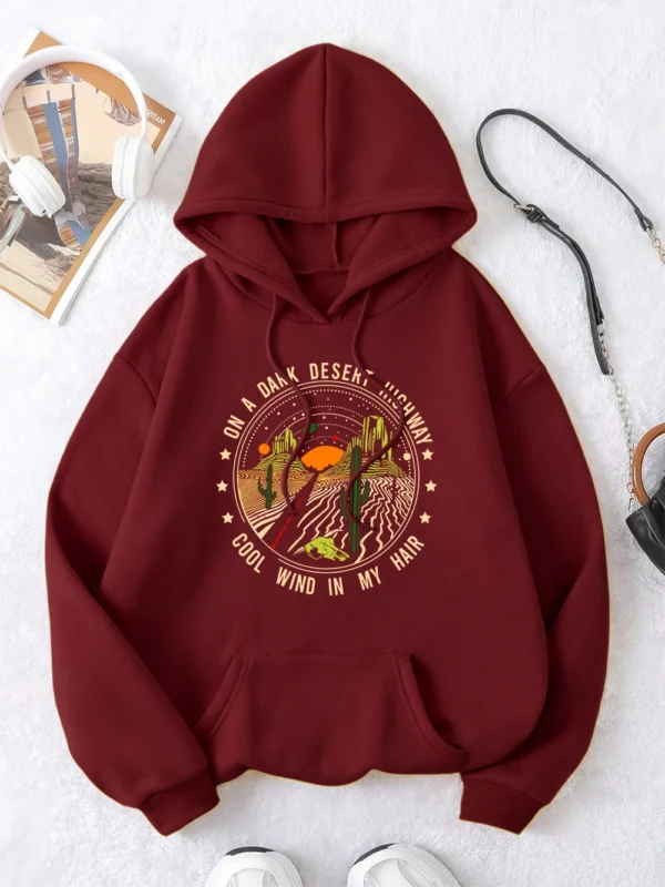 Dark Desert Highway Hoodie