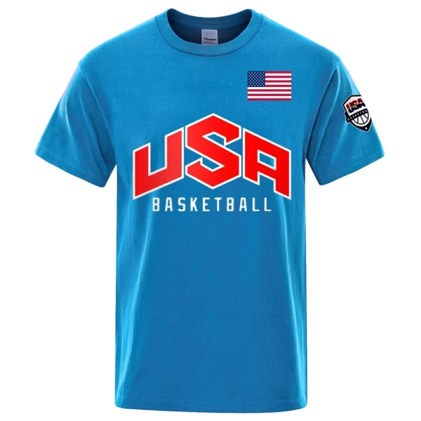 Men's USA Basketball printed t-shirt