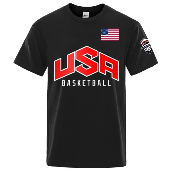Men's USA Basketball printed t-shirt