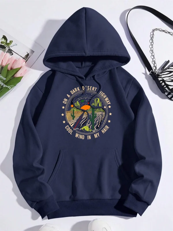 Dark Desert Highway Hoodie