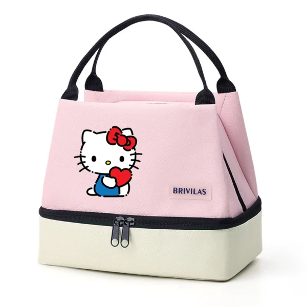 portable cooler tote made of Oxford cloth for school or office use.