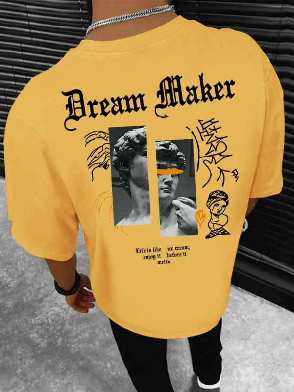 Men's 3D printed summer t-shirt